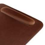 LONDO Leather Mousepad with Wrist Rest (Dark Brown)