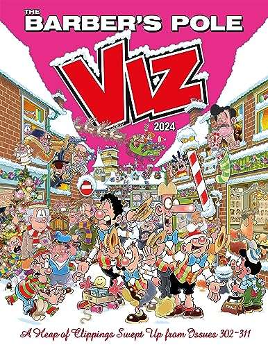 Viz Magazine Annual 2024 Barbers Pole Hardcover