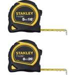 Stanley Tylon Tape Measures 5m & 8m £9.98 + Free Collection @ Toolstation