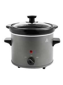 Grey Compact Slow Cooker • 1.8L Capacity - Free C&C