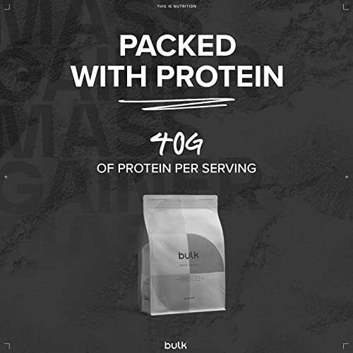 Bulk Mass Gainer, Protein Shake for Weight Gain, Strawberry, 2.5 kg £31.49 (Possibly £22.04 with first S&S) @ Amazon