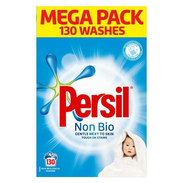 Persil Non Bio Fabric Cleaning Washing Powder 130 Wash 6.5kg £14 @ Sainsbury's