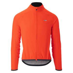 GIRO Chrono Expert Cycling Rain Jacket (Black/Orange)