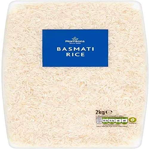 Morrisons Basmati Rice, 2kg - £1.79 (Min Order 2) @ Amazon
