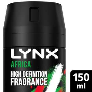 Various Lynx Antiperspirant Deodorant Spray 150Ml £2 Clubcard Price @Tesco