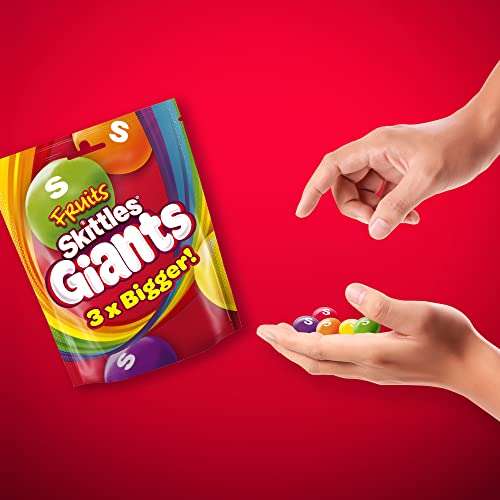 Skittles Giants pouch 141g 99p / 84p Or Cheaper With Voucher And Subscribe & Save @ Amazon