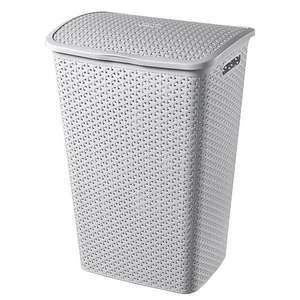 Curver My Style Laundry Plastic Storage Hamper Light Grey 55 Litre - £10 free collection @ George