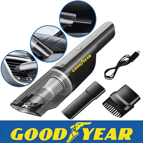 Goodyear Cordless Car Vacuum Cleaner with Hepa Filter | Wet | Dry |USB | Wireless sold by thinkprice