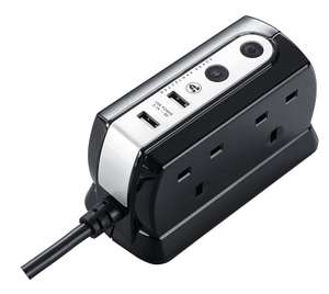 Masterplug 4 socket 2 USB surge protected extension - £3.75 Instore @ Sainsbury's (Bamber Bridge)