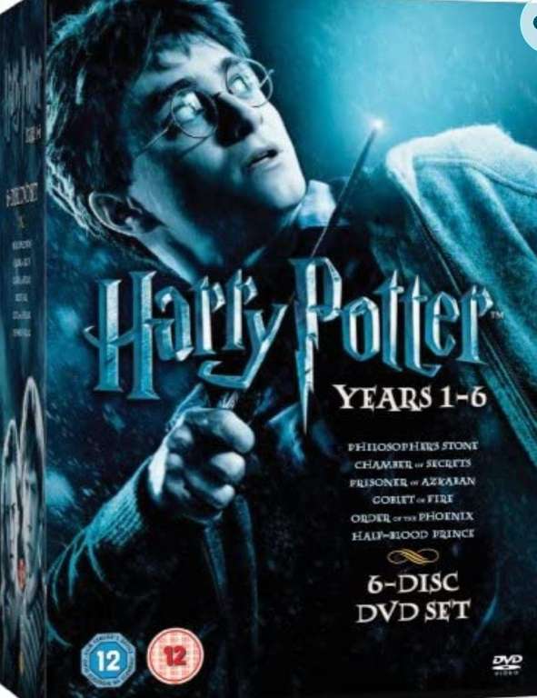 £3.64 Harry Potter Boxset Years 1-6 (Used - Very Good Condition) @ World of Books