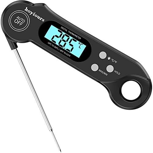 Meat Thermometer For Oven Food Candy Thermometer With Backlight And Magnet  Battery Powered Magnetic BBQ Thermometer For Cooking - AliExpress