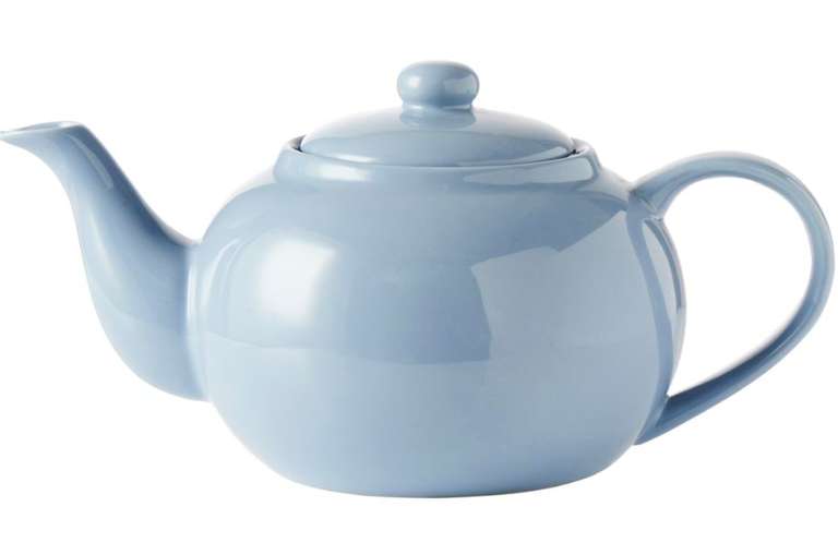 Wilko 8 Cup Blue Ceramic Teapot £3 @ Wilko Fareham