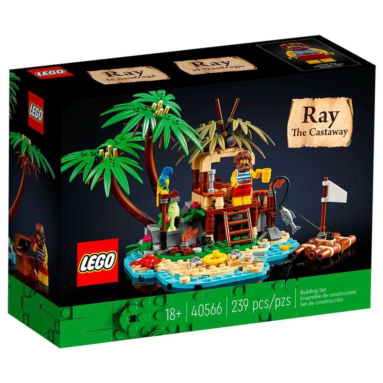 Free Lego Ideas 40566 Ray the Castaway with purchases £120+ @ Lego Shop