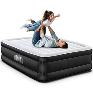 Airefina Luxury Air Bed Double with Built in Pump, Inflatable Air Mattress sold by Energia Team