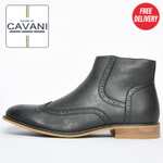 House of Cavani Brogue Zip Up Westland Boots now £14.79 with Free Delivery From Express Trainers