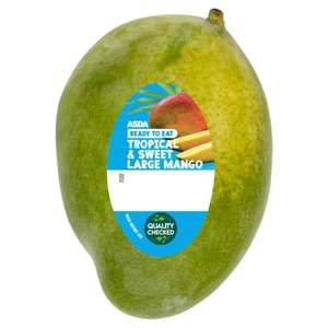 ASDA Ready to Eat Tropical & Sweet Large Mango (Typically 350g)