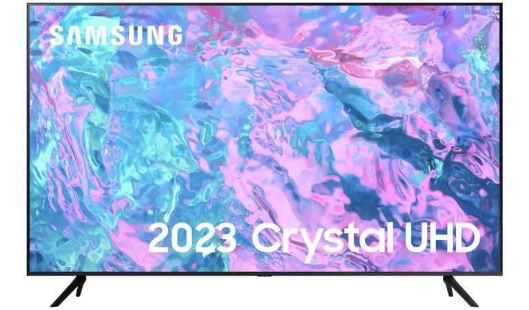 Samsung 50 Inch UE50CU7100KXXU Smart 4K UHD HDR LED TV + Free C&C Only