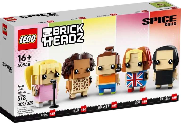 LEGO BrickHeadz 40548 Spice Girls Tribute 578-pieces £22.49 + £3.99 delivery @ LEGO.com