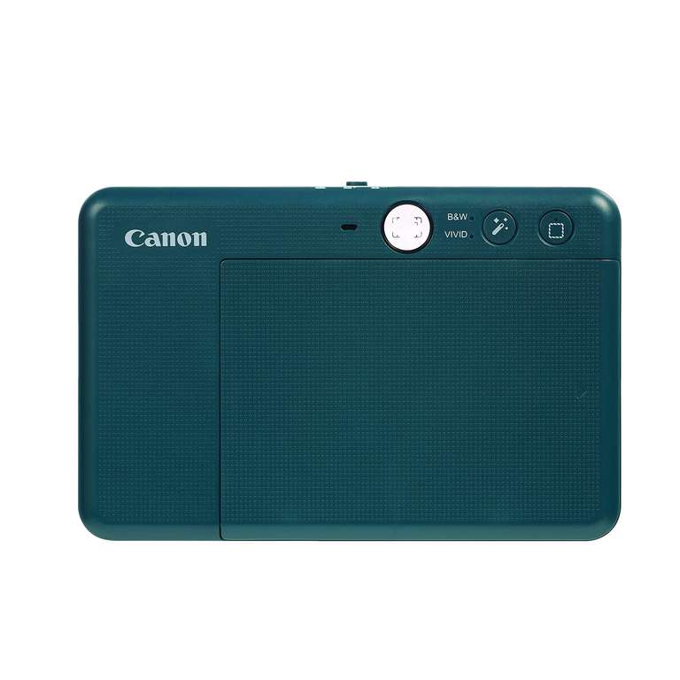 Canon 4519C008 Zoemini S2 (Teal) - Slimline Instant Camera and Pocket Photo Printer, Ideal for Snapping Selfies