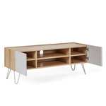 Penelope Dove Grey Hairpin TV Stand - £64.50 + Free Delivery - @ Dunelm