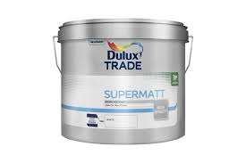 Dulux Trade Supermatt matt emulsion paint 10L. Free C&C