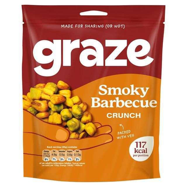 Graze Smoky Barbecue Crunch 100g (Instore Grimsby)