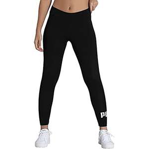 PUMA Women's Ess Logo Leggings Tights (black) - £7.50 @ Amazon