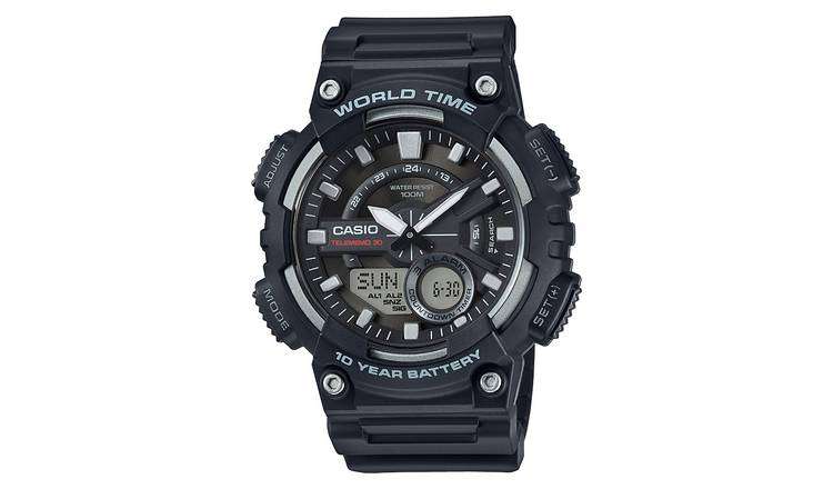 Casio Men's Black Resin Strap Watch £22.99 (free store collection) at Argos