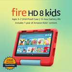 Amazon Fire HD 8 Kids tablet | 8-inch HD display, 2-year guarantee, Kid-Proof Case, 32 GB, 2022 release, Red