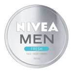 NIVEA MEN Fresh Gel (150ml), Refreshing All-Purpose Moisturising Cream with 100% Natural Watermint - £2.70 / £2.55 with S&S