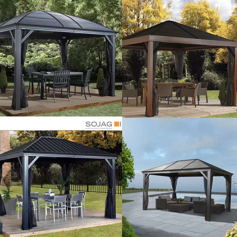 Sojag Sun Shelters From £899.99 - £999.99 - EG: Sojag Mykonos 10ft x 12ft £899.99 Delivered @ Costco (Membership Required)