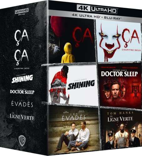 Stephen King : 6 Film collection [4K Ultra HD + Blu-Ray] £48.35 @ Amazon France