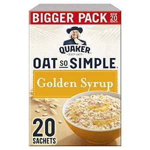 Quaker Oat So Simple Family Pack Golden Syrup, 20 x 36g £2.50 (£2.25 or less with Subscribe and save) @ Amazon