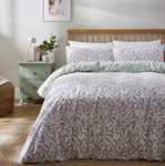 Flower Trail Lilac Duvet Cover and Pillowcase Set £4.90 Single. Double £7 Kingsize £8.40 + Free Click and collect