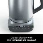 Ninja Perfect Temperature Kettle, 1.7L, Temperature Control, LED Display, Rapid Boil, Temperature Hold for Up to 30 Minutes, Stainless Steel