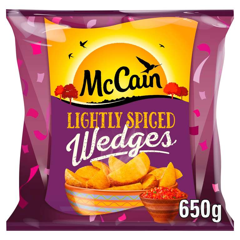 Mccains Lightly Spiced Wedges 650g