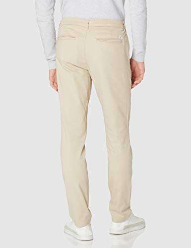Jack \u0026 Jones Men's Jjimarco Jjdave Sa White Pepper Trouser - Size 30W 32L  only - £6.48 @ Amazon - hotukdeals