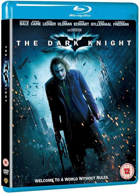 Used: Dark Knight 2008 2 Disc Edition Blu Ray (Free Collection)