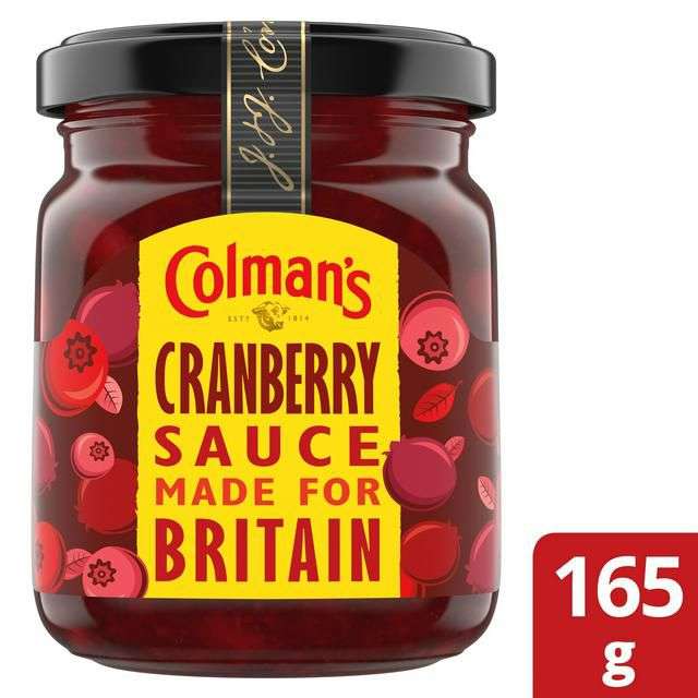 Colman's Cranberry Sauce 165g 51p @ Sainsbury's Cromwell Road London
