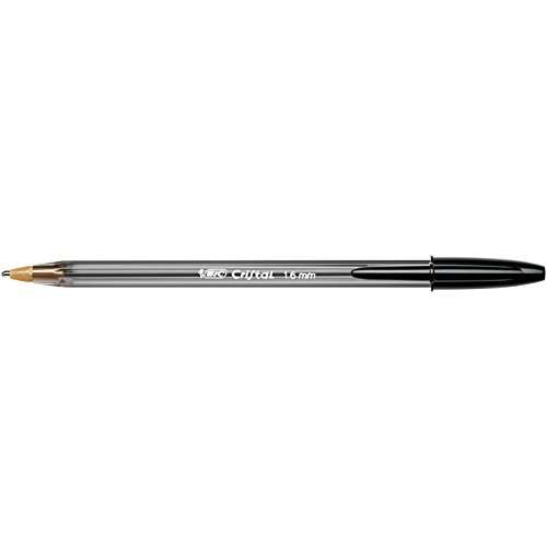 BIC Cristal Large Ballpoint Pens, Every-Day Biro Pens with Wide Point Pack of 50 - £11.30 @ Amazon