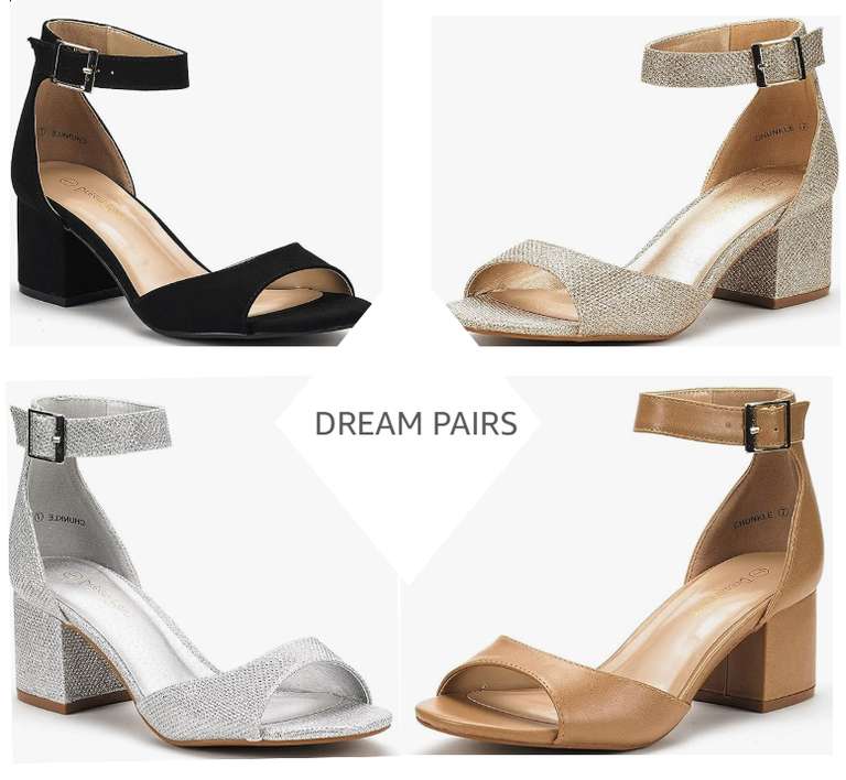 DREAM PAIRS Women's Chunkle Pump (6 colour's to choose from)