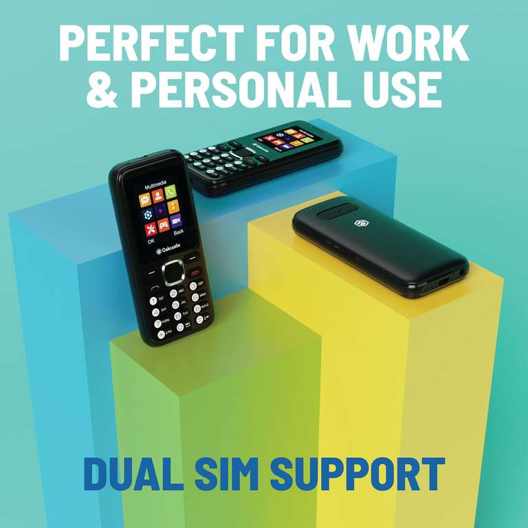 Oakcastle F100 Dual Sim Basic Mobile Phone - w/voucher Sold By iZilla FBA