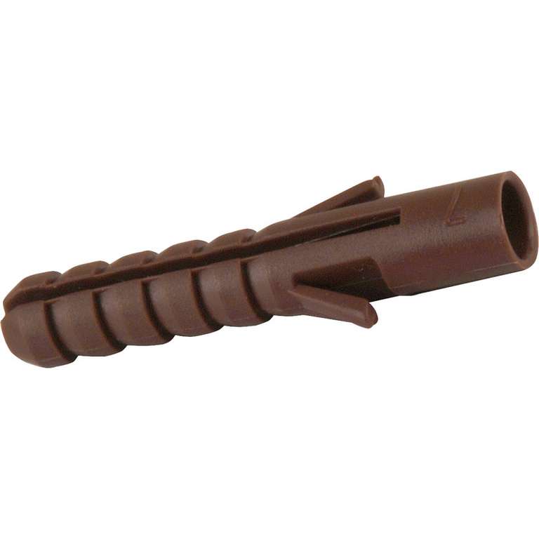 Fischer Plastic Contract Wall Plug Brown 7mm £2.69 free click & collect @ Toolstation