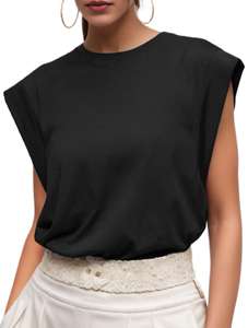 GRECERELLE Womens Cotton T Shirt, Sizes S-XXL - w/Code, Sold By GRECERELLE FBA