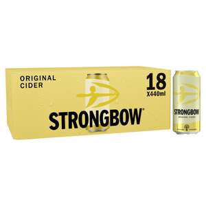Strongbow Original Cider Can 18x440ml - Clubcard Price