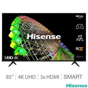 Hisense 85A6BGTUK 85 Inch 4K Ultra HD Smart TV, 5 Yrs Warranty - £849.98 Delivered (Members Only) @ Costco