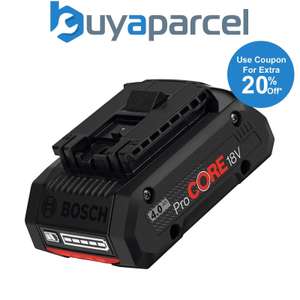 Bosch 1600A016GB ProCORE GBA 18v 4.0Ah Lithium Ion Battery Cordless - with code - sold by buyaparcel-store