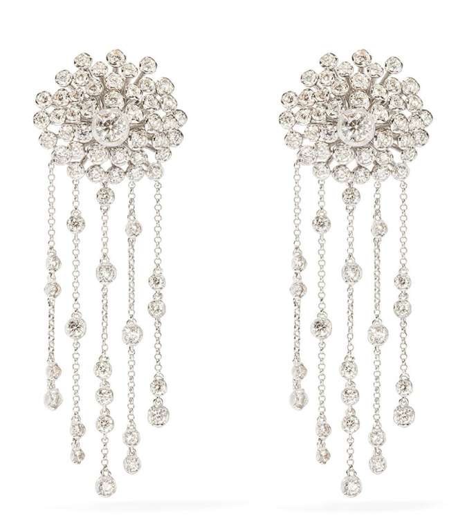 Annoushka White Gold and Diamond Marguerite Earrings - £20800 @ Harrods