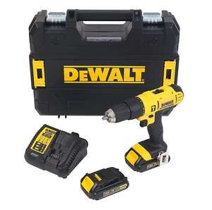 DeWalt XR 18V 2 x 1.5Ah Li-ion Cordless Combi drill DCD776S2T-GB - £89 @ B&Q