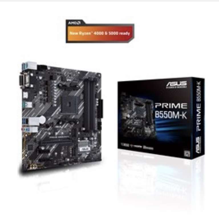 ASUS Prime B550M-K Motherboard - £71.49 @ Box